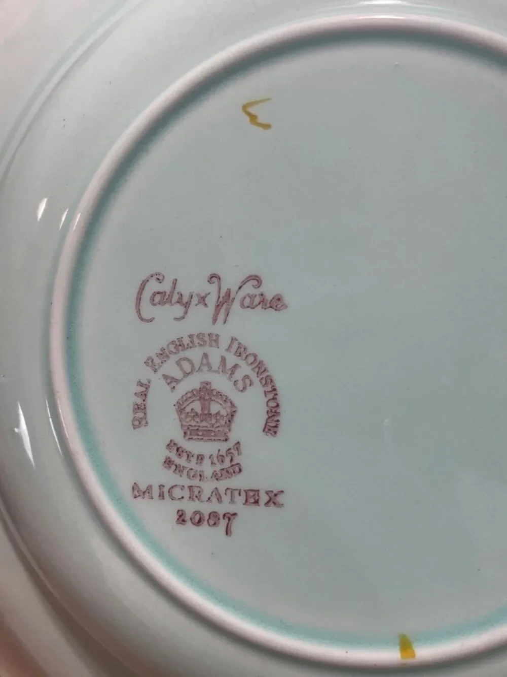 Set of 3 Adams Calyx Ware Lowestoft 8